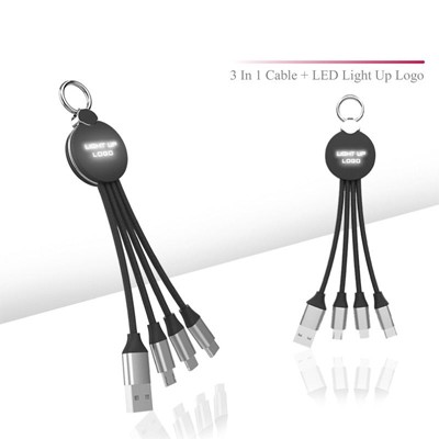 LED Light Up Logo - 3 In 1 Fast Charge II 01