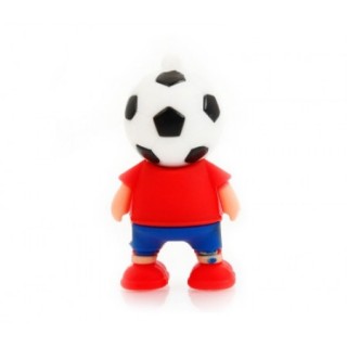3D Football Man PVC USB Flash Drive - 8GB 05