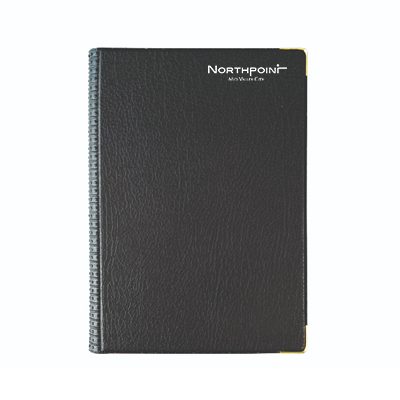 Quality PVC Gold Corner Executive Log Book 04