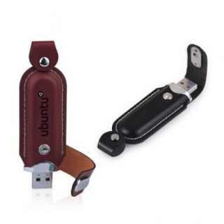 Leather Magnetic Closure USB Flash Drive - 4GB 03