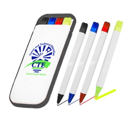 5-In-1 Pens & Highlighter Set 01