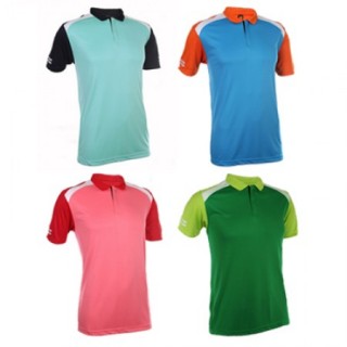 OS 3 Tones Polyester Unisex 180gsm Collar T-Shirt 05
