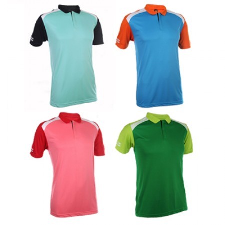OS 3 Tones Polyester Unisex 180gsm Collar T-Shirt 06