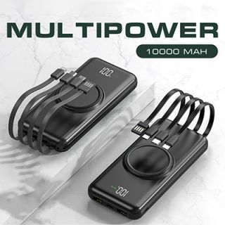 4-in-1 Fast Charging Powerbank with Wireless Charging - 10000mAh 05