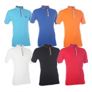OS CVC Cotton Interlock Tipped 210gsm Polo Shirt