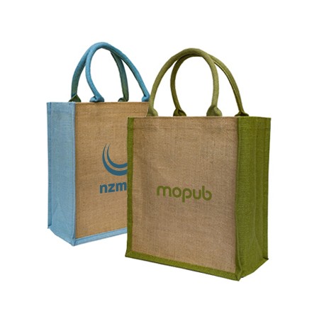 Color Natural Jute Bag (325x300x150) 01