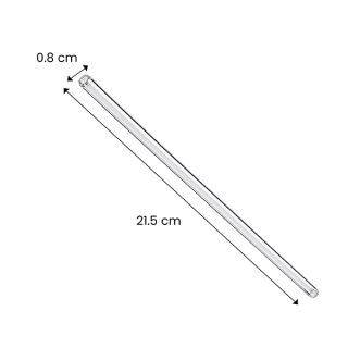 8mm Borosilicate Glass Straw 07