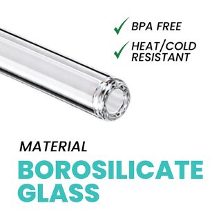 8mm Borosilicate Glass Straw 03