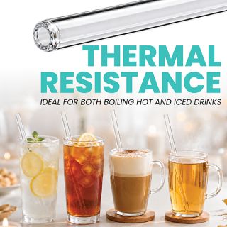 8mm Borosilicate Glass Straw 05