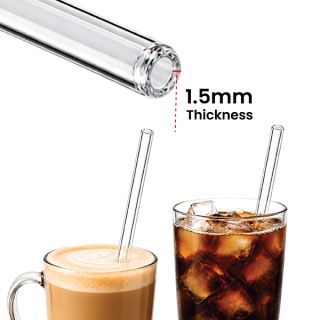 8mm Borosilicate Glass Straw 06