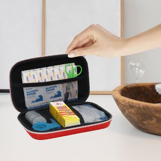 9-in-1 MDA Cert FIRST Aid Hard Case Pouch