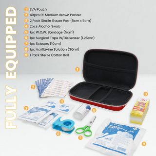 9-in-1 MDA Cert FIRST Aid Hard Case Pouch 06