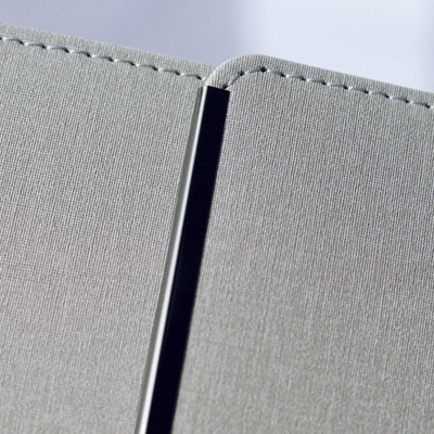 Trifold Metal Executive PU Organizer 05