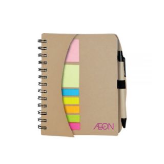 ARCH Eco Recycled Lined Notebook with Pen