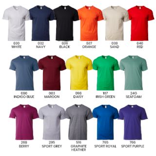 MT Gildan Comb Ring Cotton 210gsm Adult T-Shirt 03