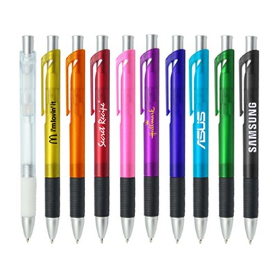 Fuji- Push Action Ball Gel Pen (Black Ink) 01