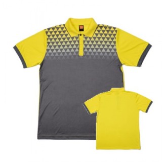 OS Diamond Polyester Unisex 150gsm Collar T-Shirt 04