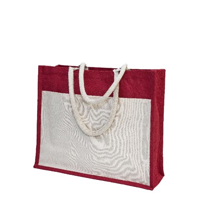 Natural Front Jute Bag (380x430x150) 07