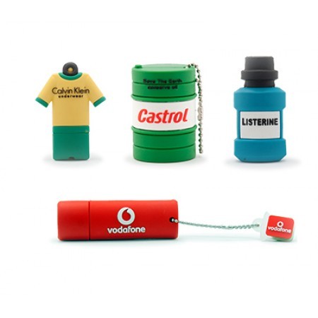 3D PVC Custom Designed USB Flash Drive - 8GB 01