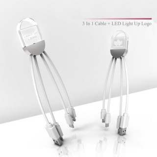 LED Light Up Logo - 3 In 1 Fast Charge