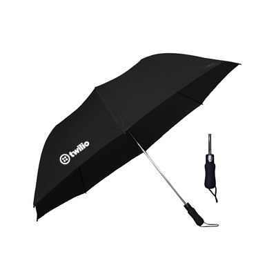 28" Auto Open Foldable Umbrella with Pouch 04