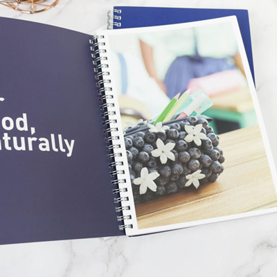 Custom Wire-O Artcard Notebook - A5 Size 05