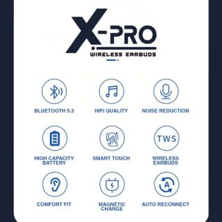 X-PRO Bluetooth 5.3 Earbuds With Powerbank Charging Box 13