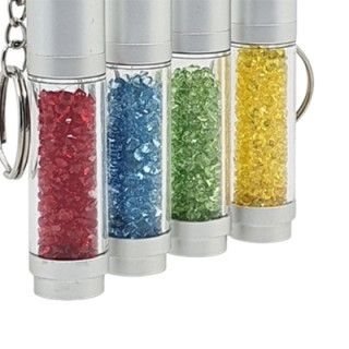 Cylinder Crystal USB Flash with LED - 4GB 07