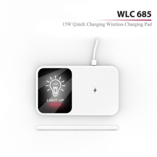 LED Light Up Logo - Mirror Surface 15W Fast Charging Wireless Charger III 04