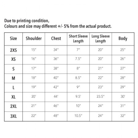 OS 3 Tones Polyester Unisex 180gsm Collar T-Shirt 07