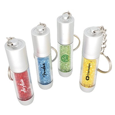 Cylinder Crystal USB Flash with LED - 4GB 04