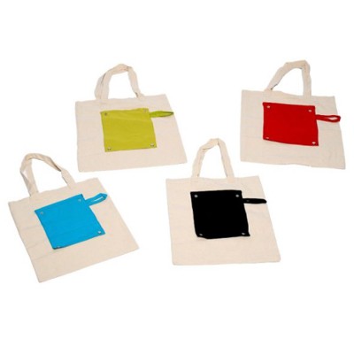 Color Foldable Canvas Bag - 10oz 01