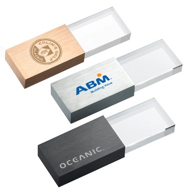 Metal Crystal USB Flash Drive - 8GB 01