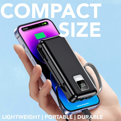 Super Quick Charge Power Bank USB Type C - 10000mAh 05