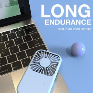 Portable Mini Fan USB Rechargeable with Phone Stand 04