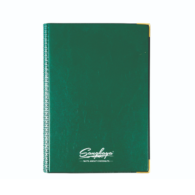 Quality PVC Gold Corner Executive Log Book 01