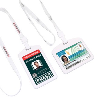 Custom 10mm Lanyard with Slide Up ID tag Holder