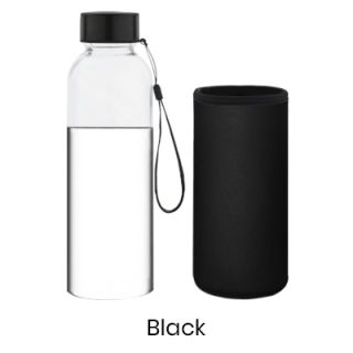 ARCANE Glass Bottle with Neoprene Pouch - 500ml 07