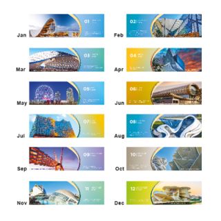 Architectural Wonders Calendar 2026 03