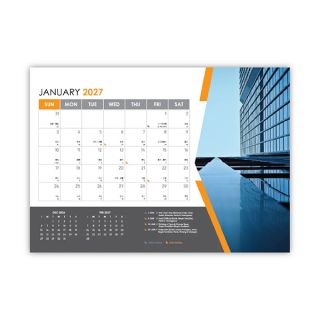 Architecture Wire-O Desk Calendar 2027 03