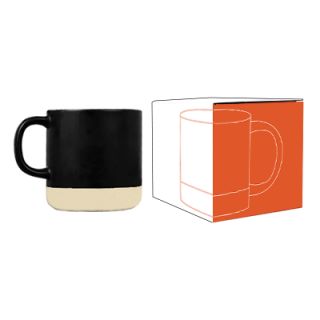 ART 2 Tone Ceramic Mug - 380ml 06