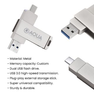 Custom 2-in-1 OTG USB 3.0 Flash Drive 07