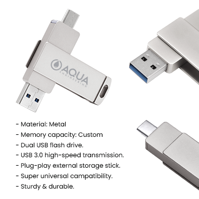 Custom 2-in-1 OTG USB 3.0 Flash Drive 08