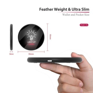 LED Light Up Logo - Mirror Surface 10W Fast Charging Wireless Charger 03
