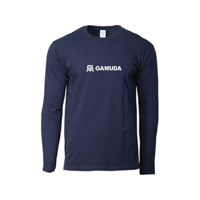 MT Gildan Asian Fit Premium Cotton 180gsm Long Sleeve T-Shirt 01