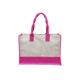 Large Jute Burlap Tote Bag (430x330x150) 03
