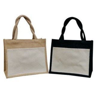 Mini Natural Laminated Jute Bag (260x220x150) 03