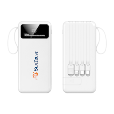 FAST Charging with 4 Detachable Cable Portable Power Bank - 10000mAh 01