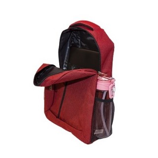 Nylon Vertical Zipper Backpack 04