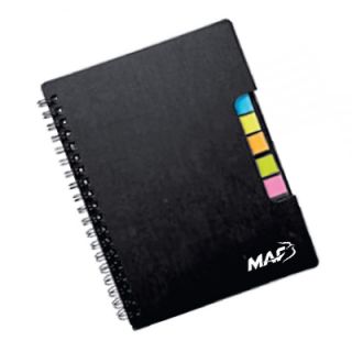Eco Recycled Notebook with Pen and Sticky Note 03